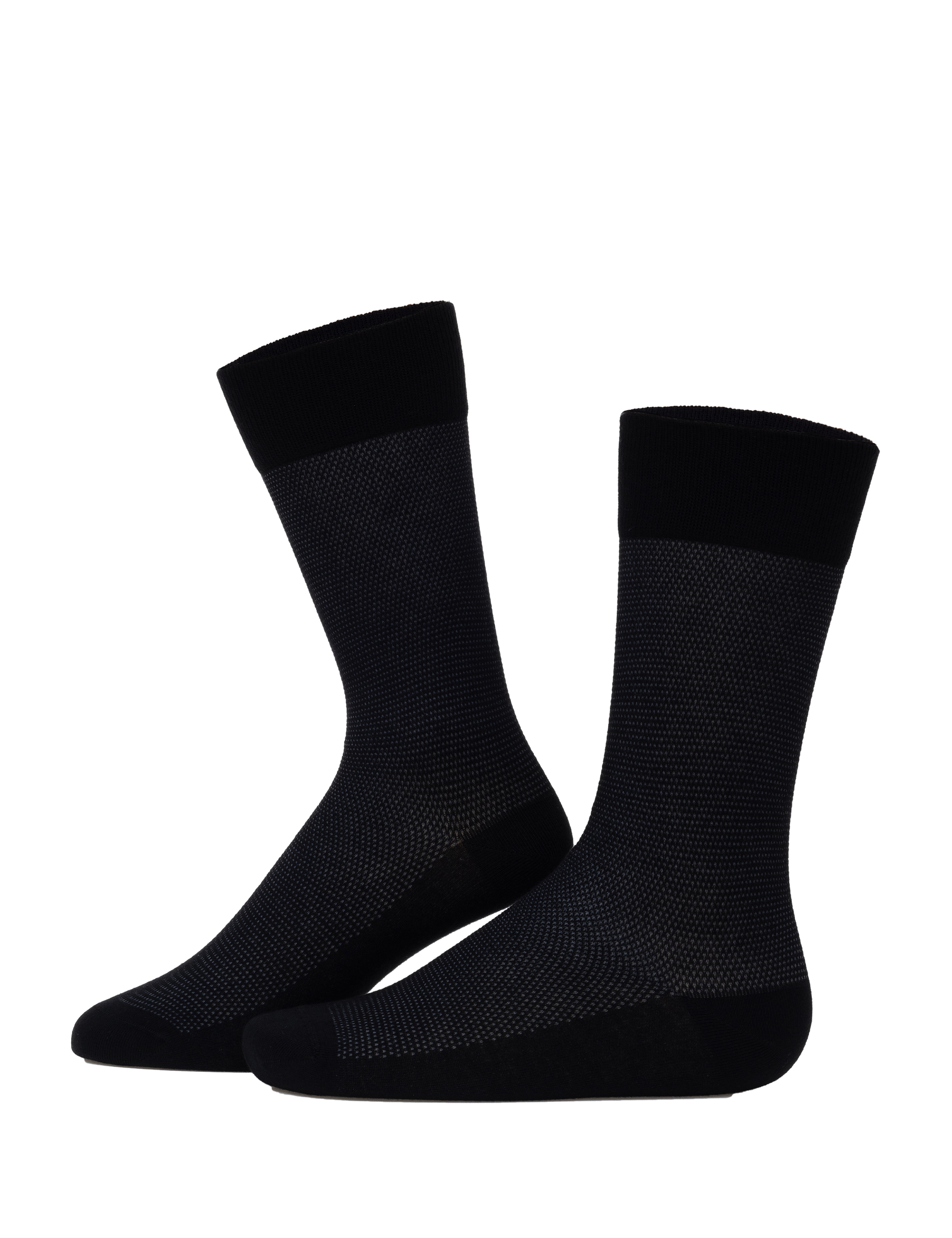 Erkek Bambu Karışımlı Siyah Soket Basic Çorap