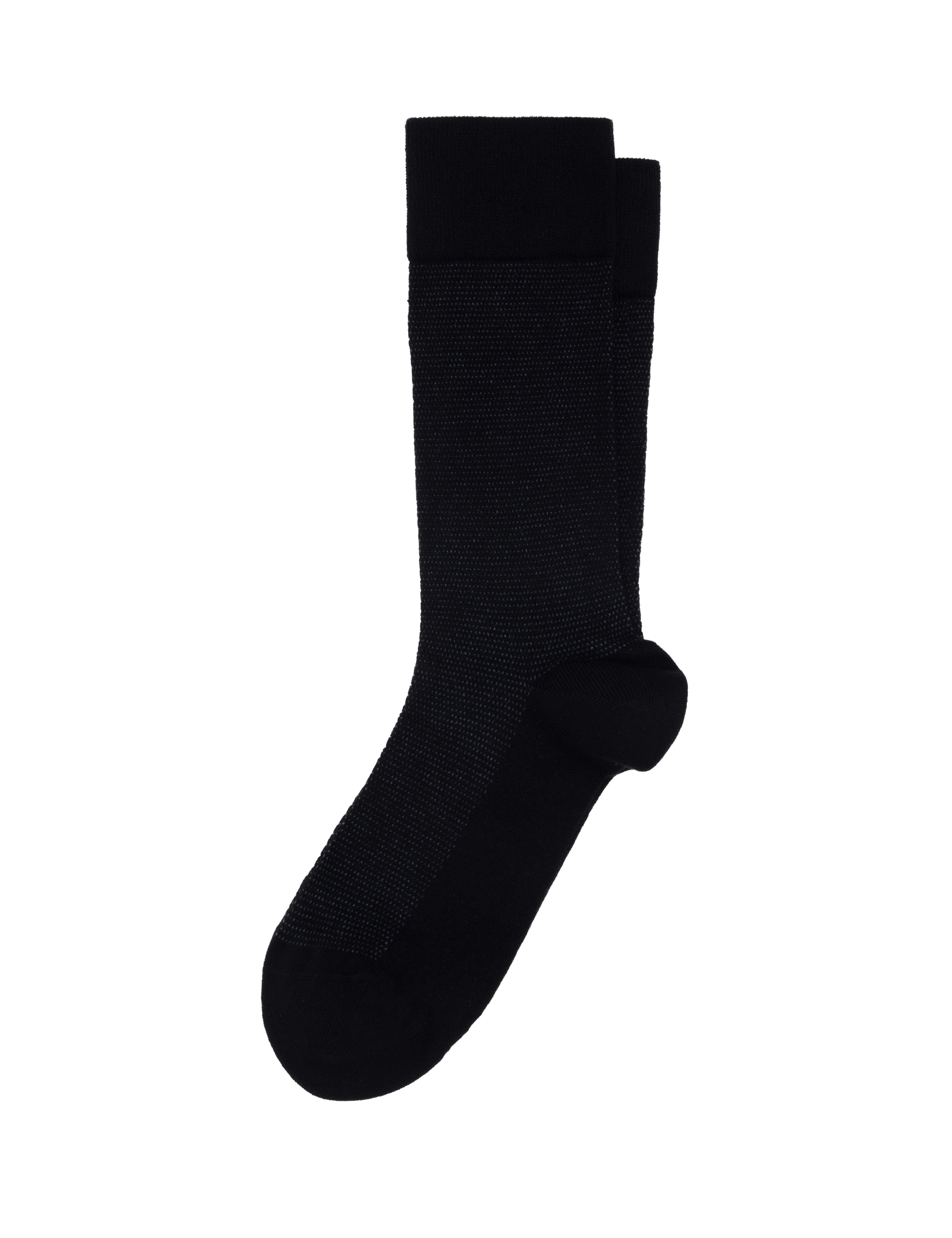 Erkek Bambu Karışımlı Siyah Soket Basic Çorap - Image 2