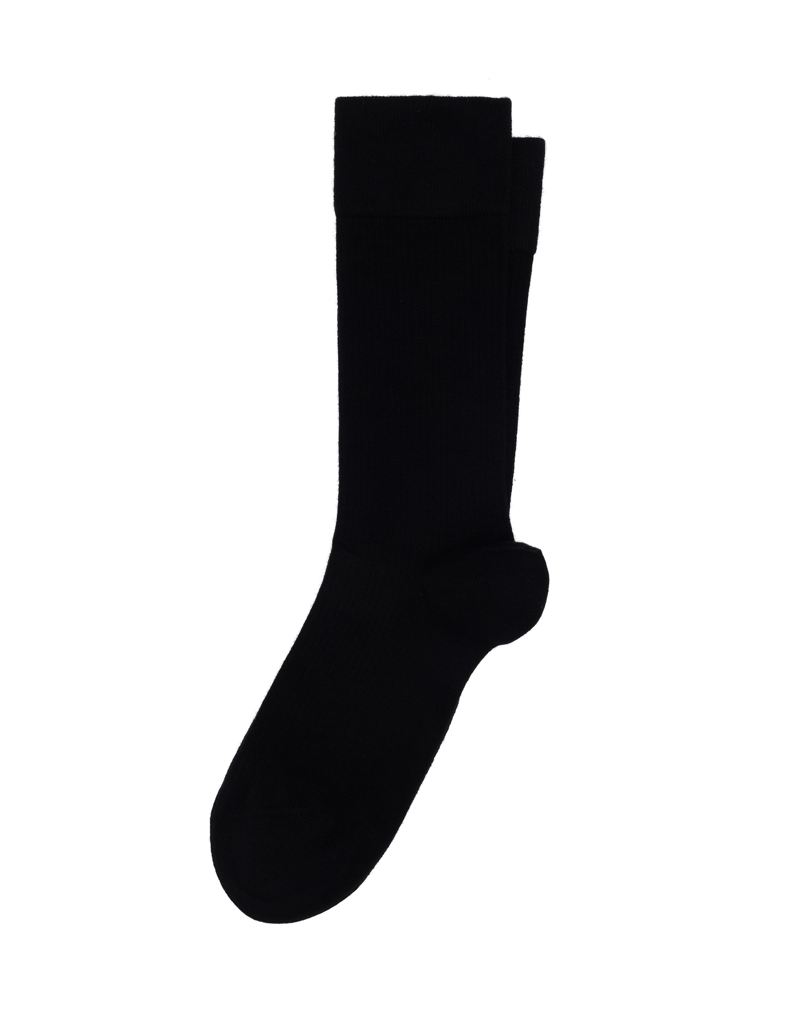 Erkek Bambu Karışımlı Siyah Soket Desenli Çorap