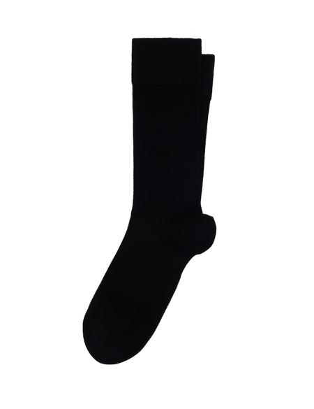 Erkek Bambu Karışımlı Siyah Soket Desenli Çorap - 50308418005