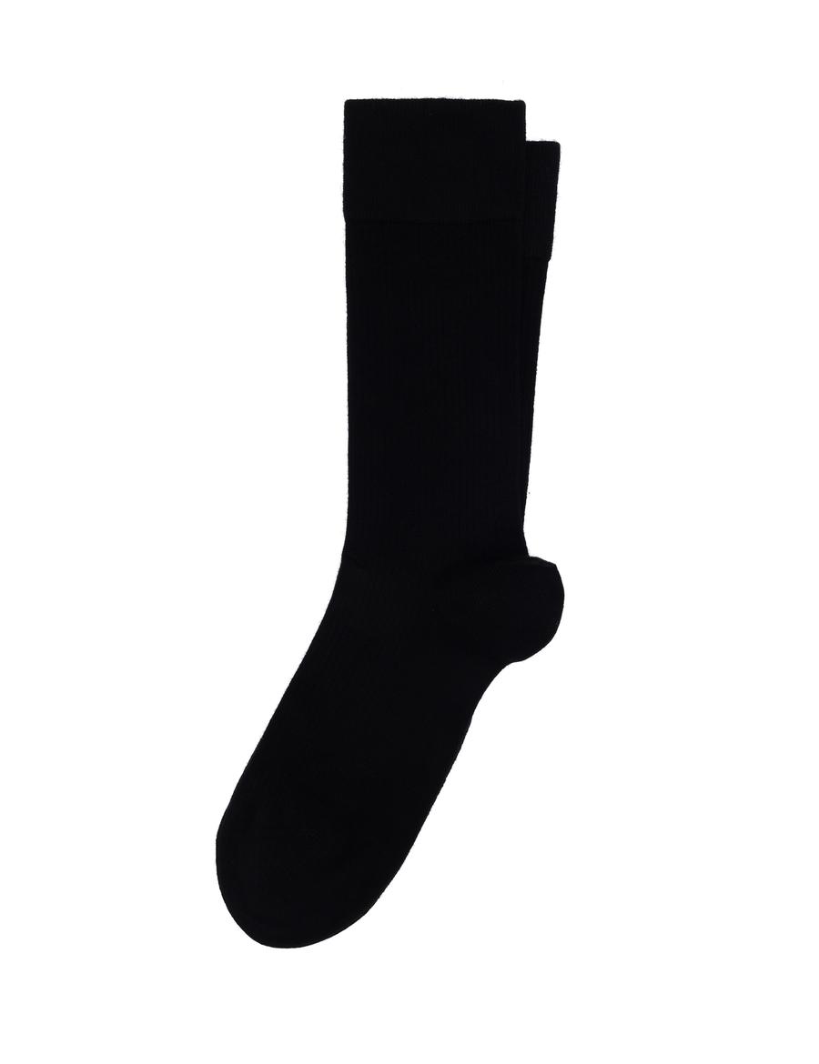 Erkek Bambu Karışımlı Siyah Soket Desenli Çorap