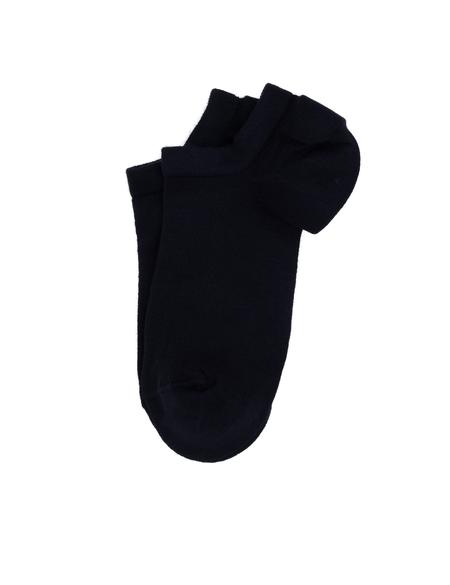 Erkek Bambu Karışımlı Lacivert Patik Desenli Çorap - 50308416012