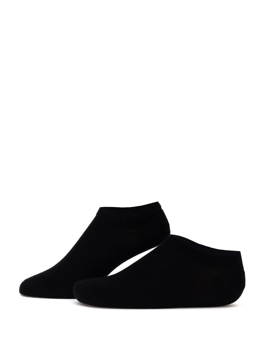 Erkek Bambu Karışımlı Siyah Patik Basic Çorap