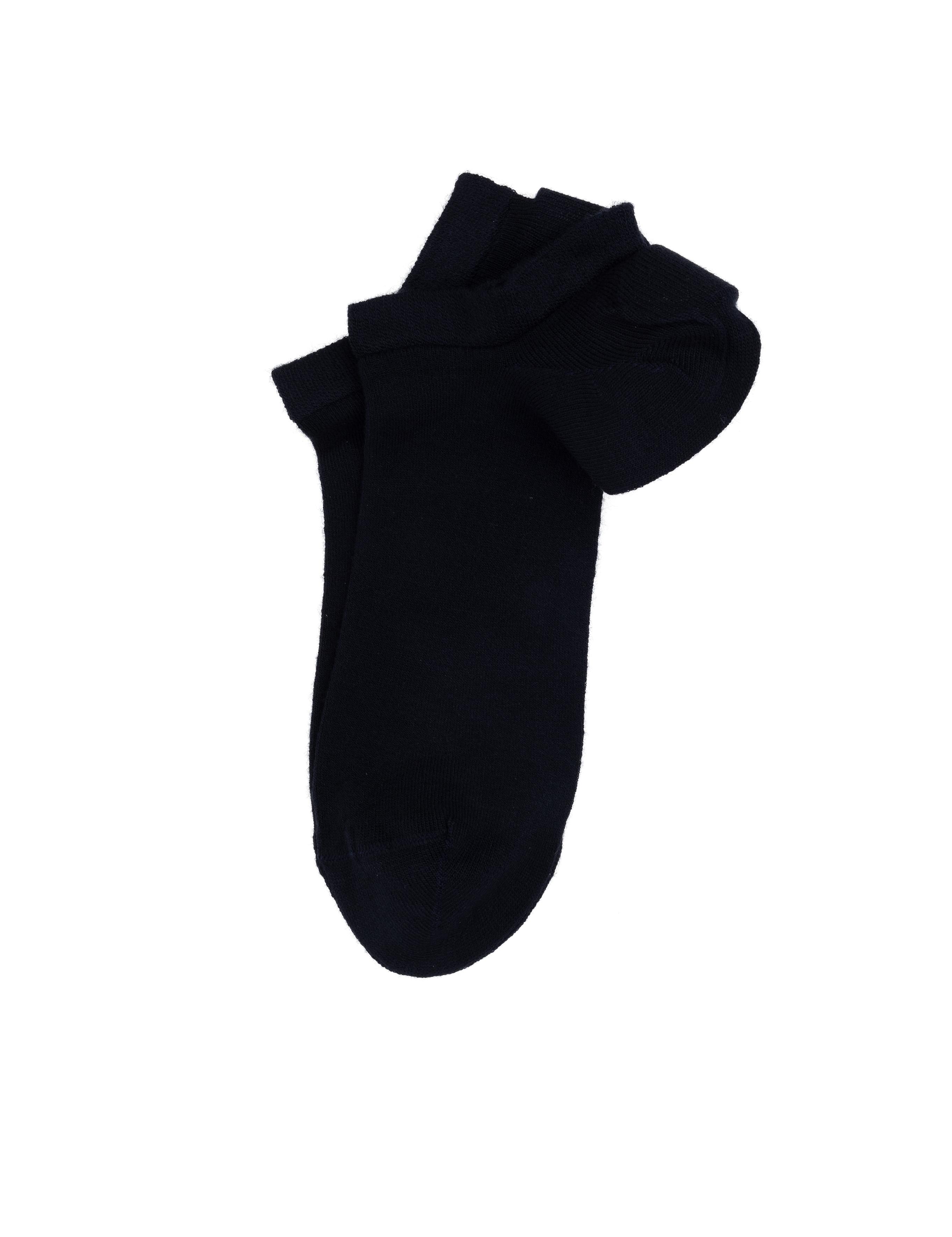 Erkek Bambu Karışımlı Lacivert Patik Basic Çorap