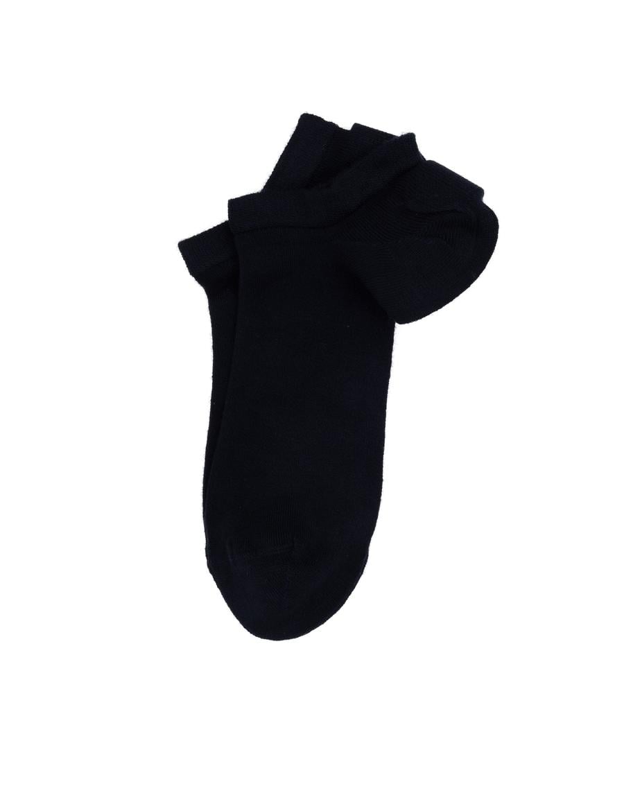 Erkek Bambu Karışımlı Lacivert Patik Basic Çorap