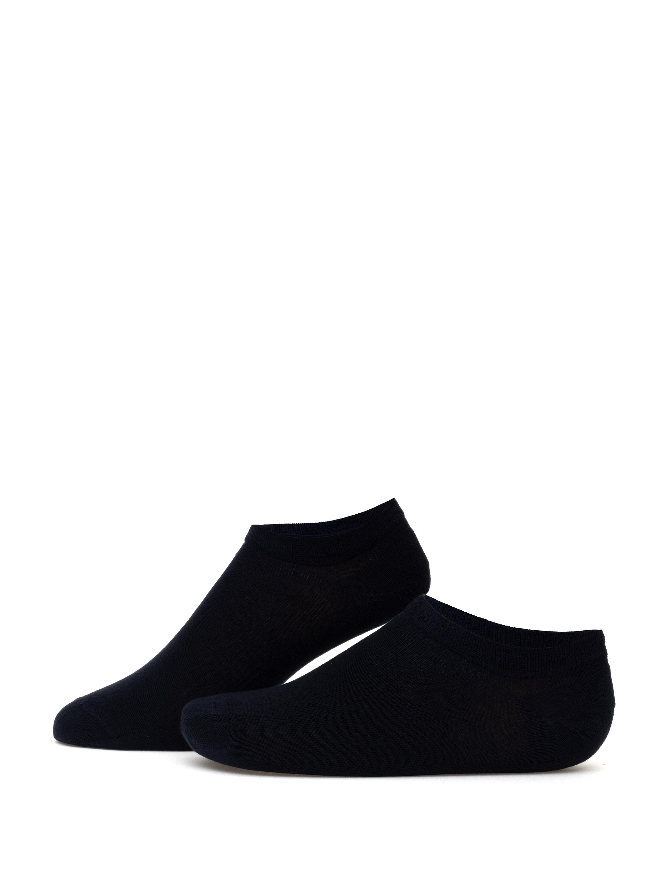 Erkek Bambu Karışımlı Lacivert Patik Basic Çorap