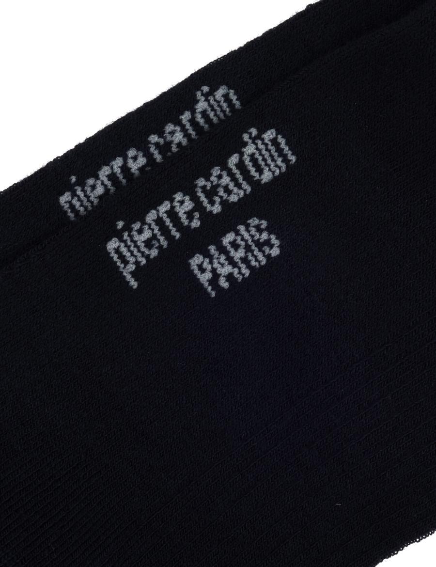 Erkek Bambu Karışımlı Lacivert Patik Desenli Çorap