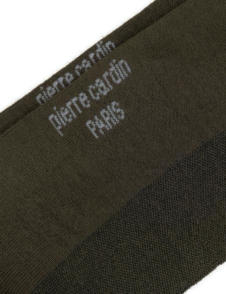 Erkek Bambu Karışımlı Haki Patik Basic Çorap - 50308413014