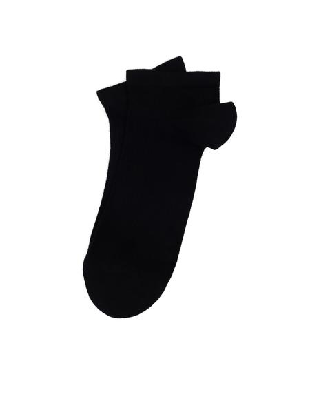 Erkek Bambu Karışımlı Siyah Patik Desenli Çorap - 50308432006