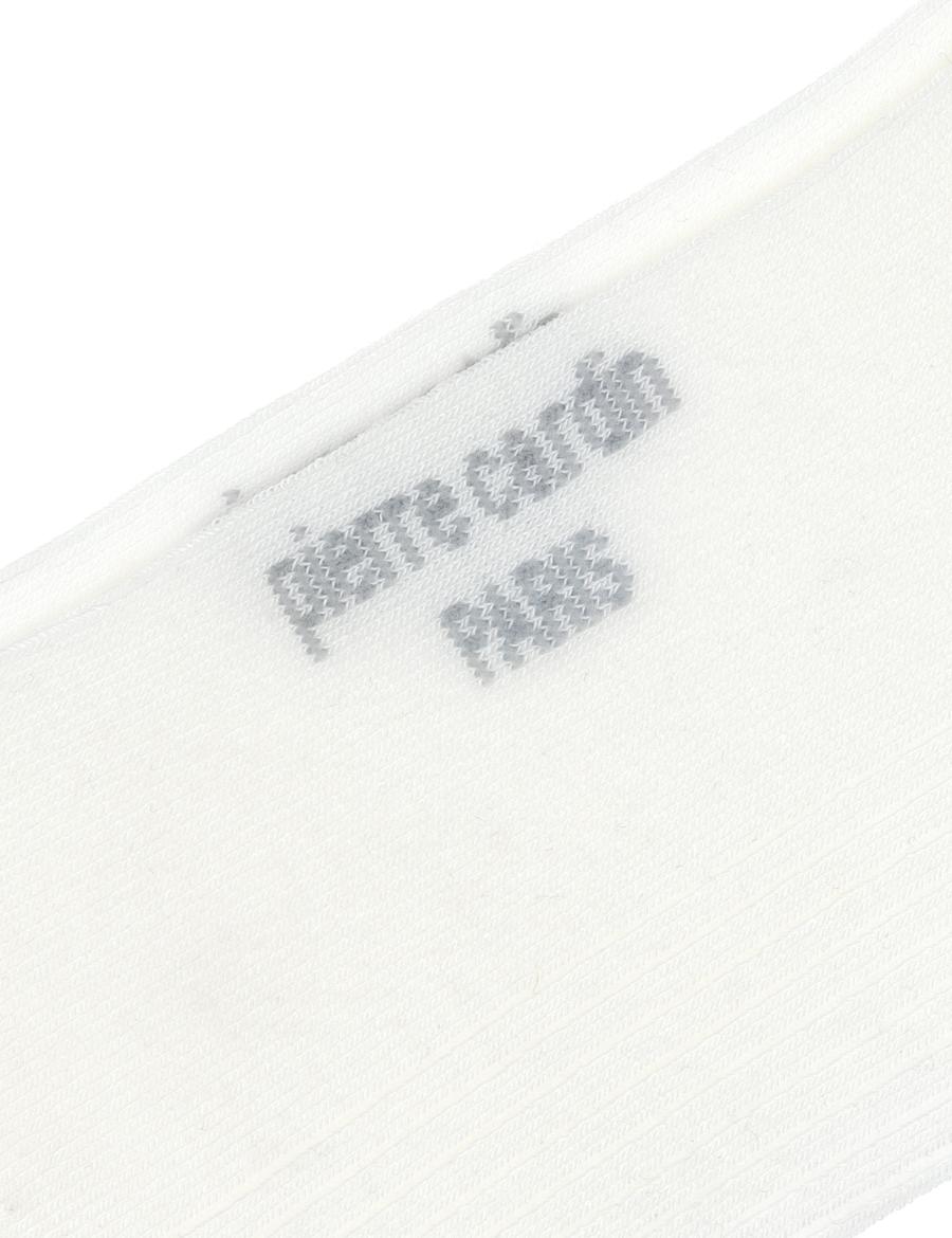 Erkek Bambu Karışımlı Beyaz Patik Desenli Çorap