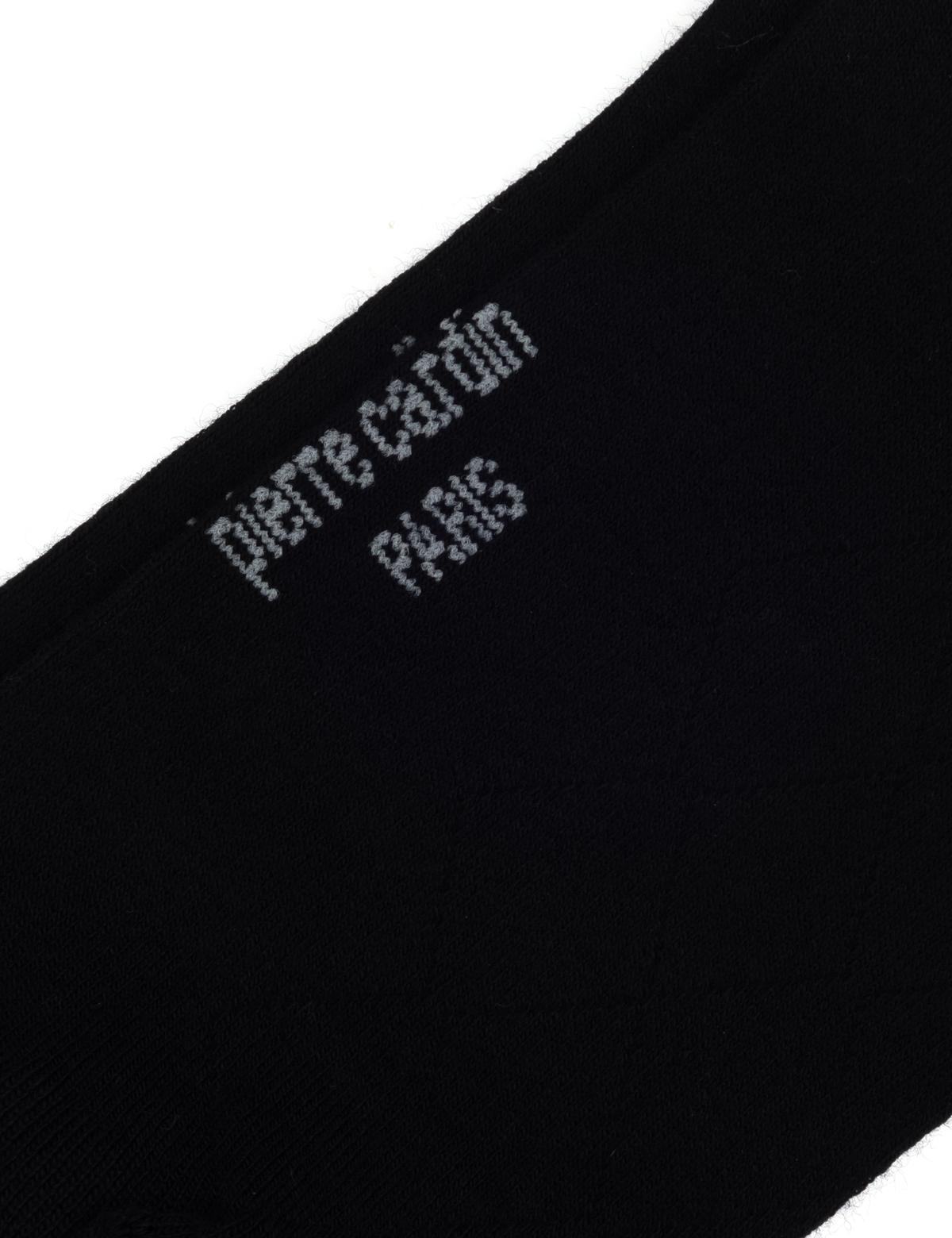 Erkek Bambu Karışımlı Siyah Soket Desenli Çorap - 50308435004