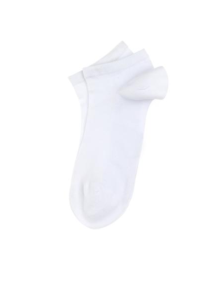 Erkek Bambu Karışımlı Beyaz Patik Basic Çorap - 50308413016