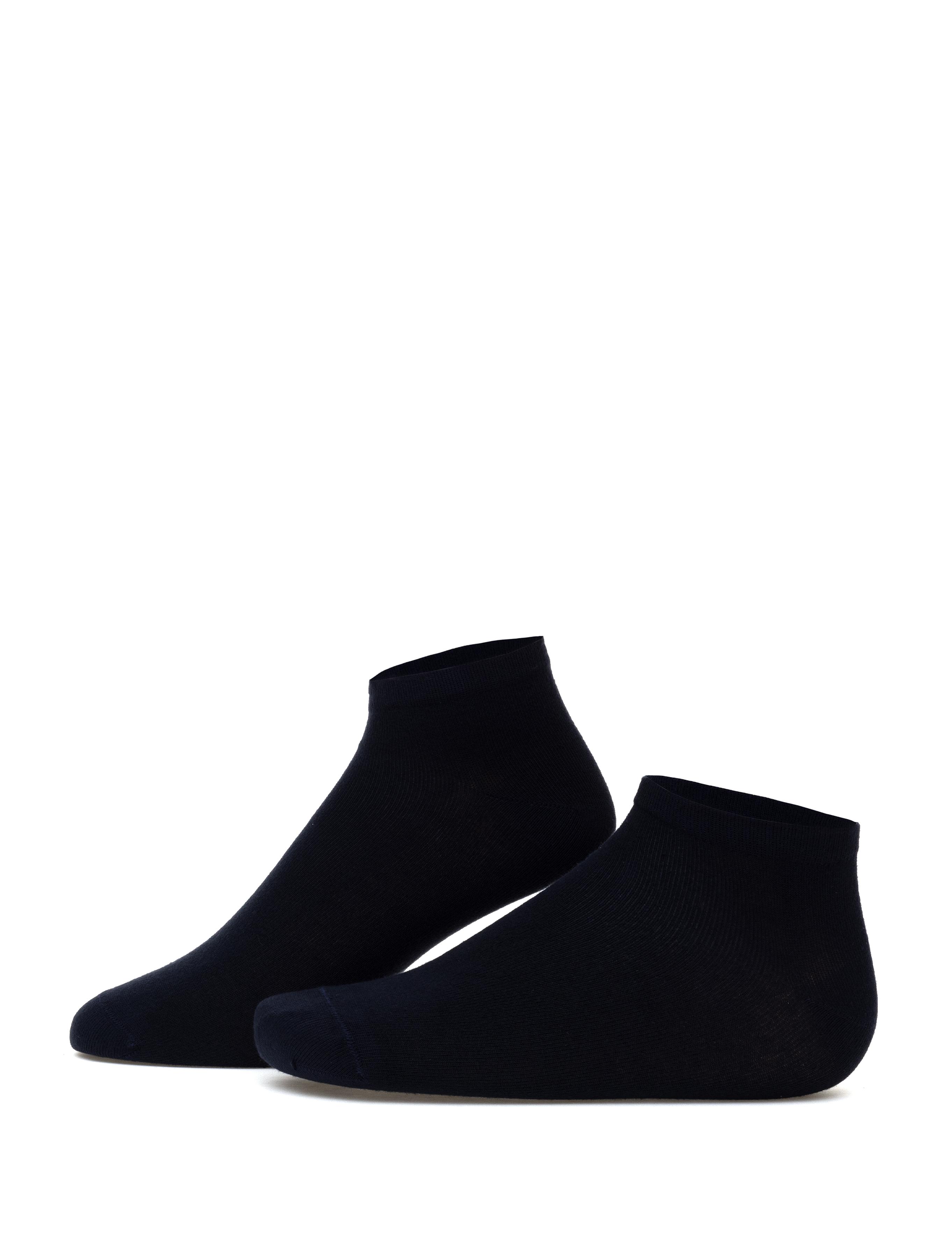 Erkek Bambu Karışımlı Lacivert Patik Basic Çorap