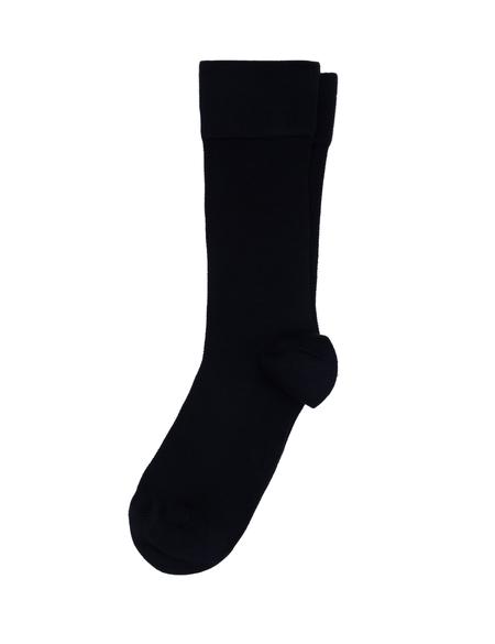 Erkek Bambu Karışımlı Lacivert Soket Desenli Çorap - 50310746007