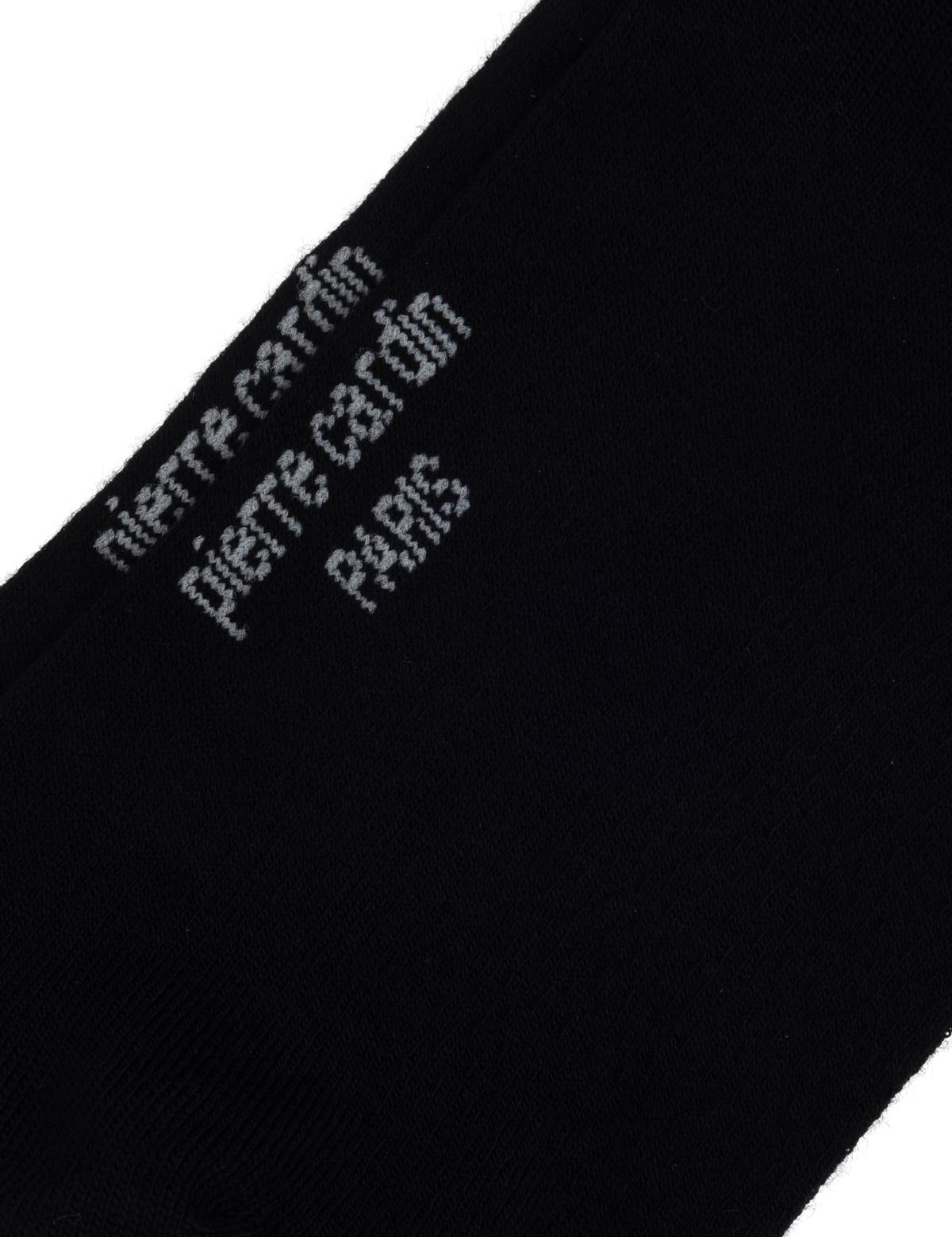 Erkek Bambu Karışımlı Siyah Patik Desenli Çorap - 50308416006