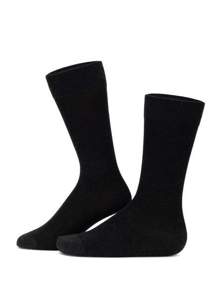 Erkek Bambu Karışımlı Antrasit Soket Basic Çorap - 50308434006