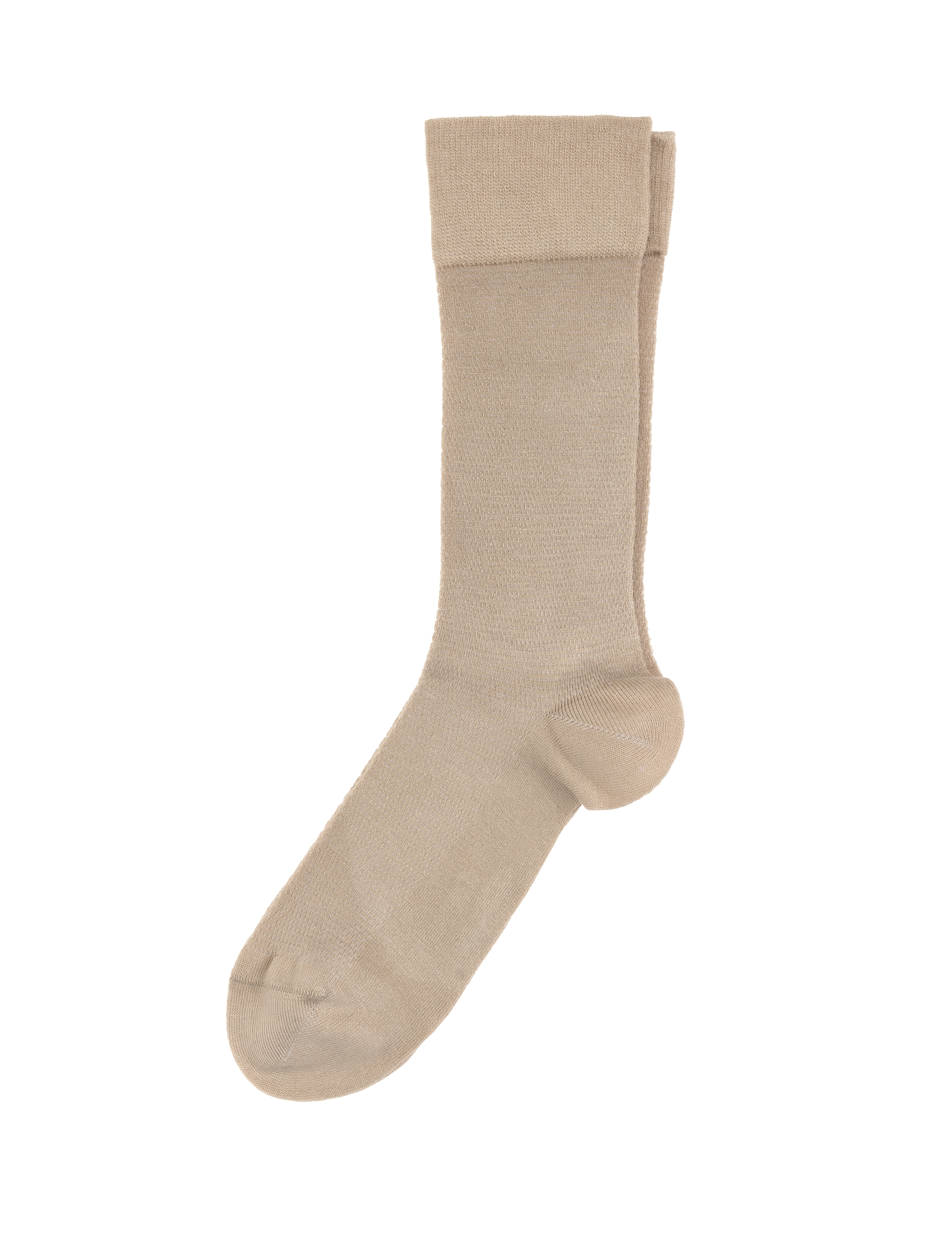 Erkek Bambu Karışımlı Bej Soket Basic Çorap - Image 2