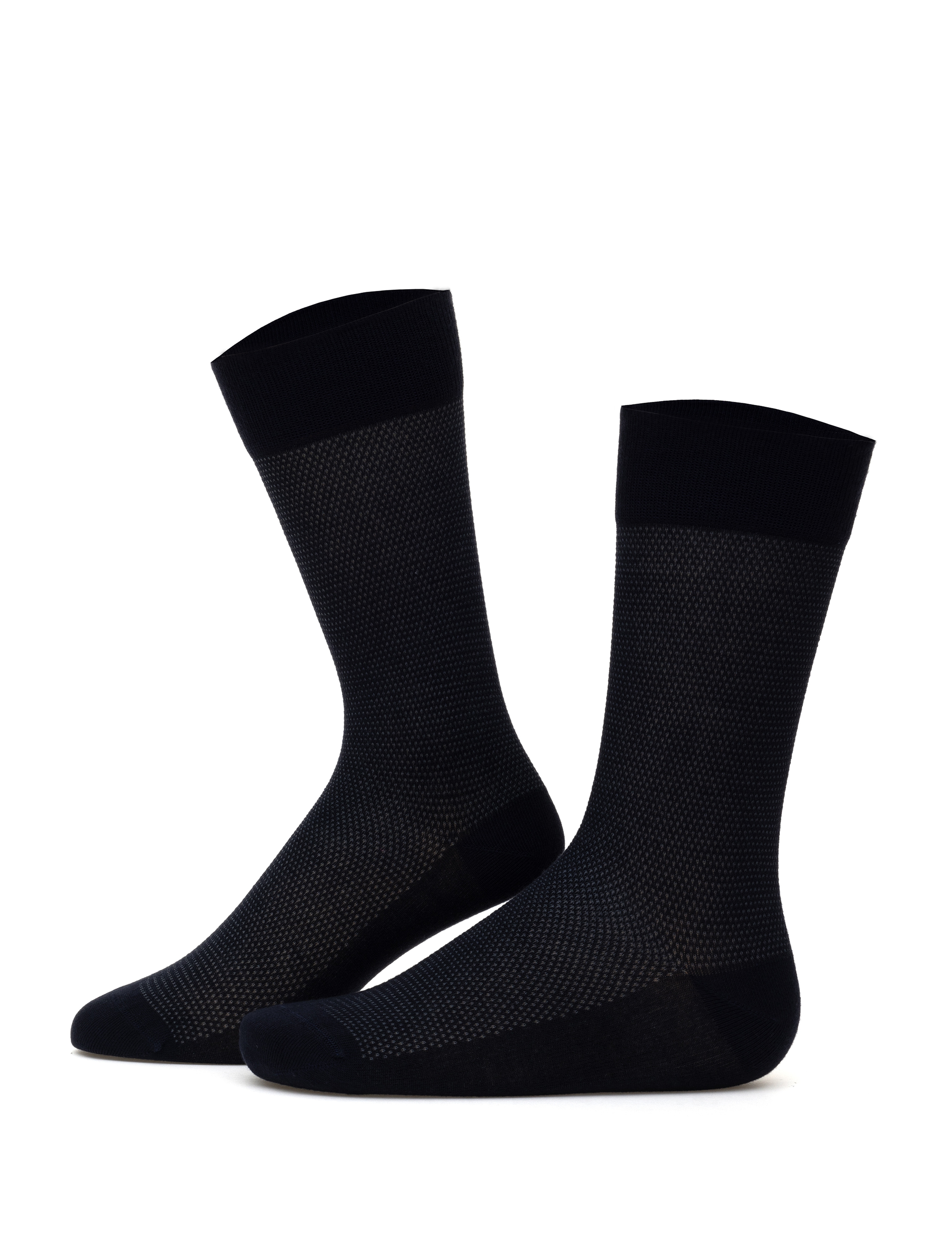 Erkek Bambu Karışımlı 5'li Paket Lacivert Soket Basic Çorap - Image 2