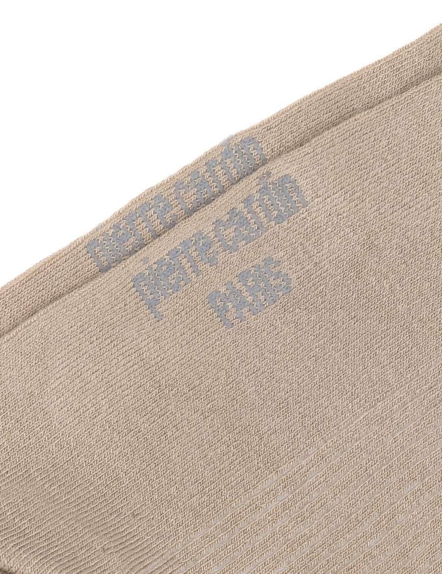 Erkek Bambu Karışımlı Bej Patik Basic Çorap