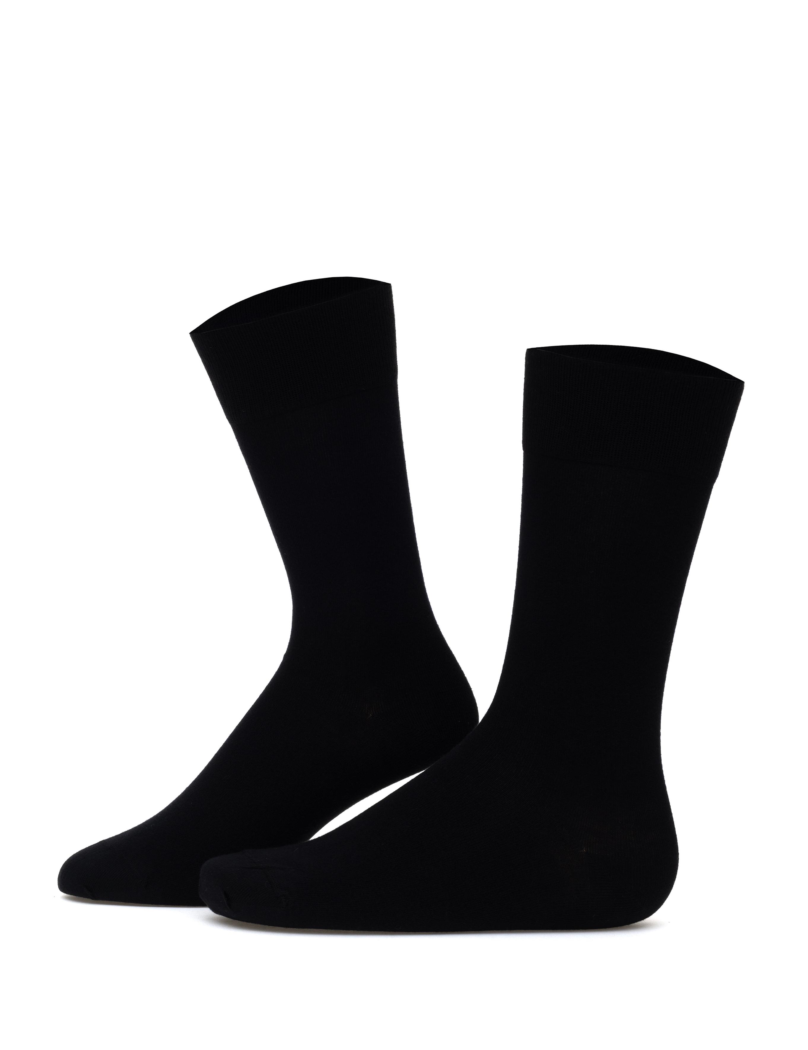 Erkek Bambu Karışımlı Siyah Soket Basic Çorap