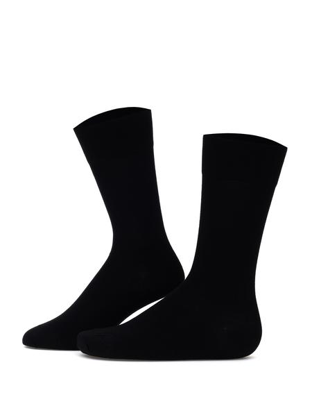 Erkek Bambu Karışımlı Siyah Soket Basic Çorap - 50308433005