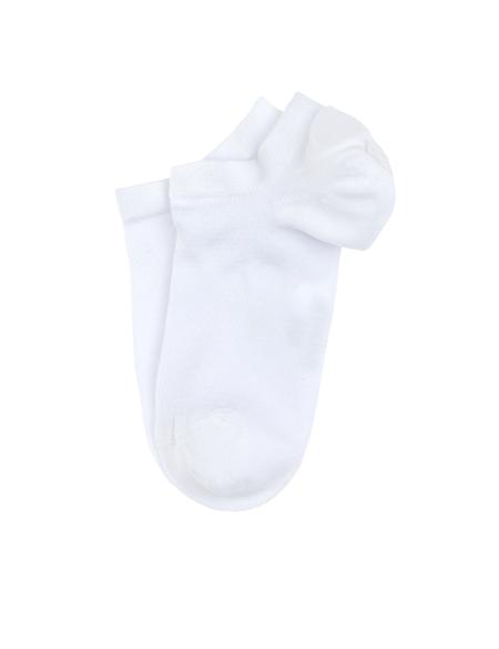 Erkek Bambu Karışımlı Beyaz Patik Desenli Çorap - 50308416017
