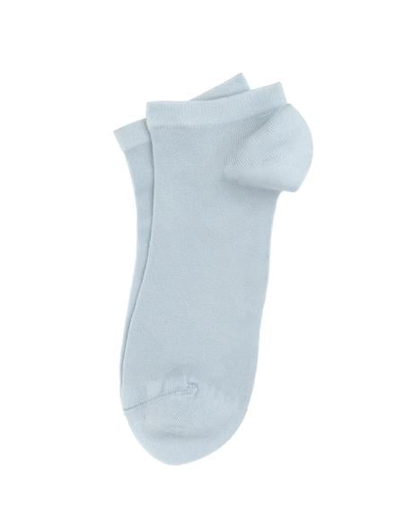 Erkek Bambu Karışımlı Mavi Patik Basic Çorap - 50308414016