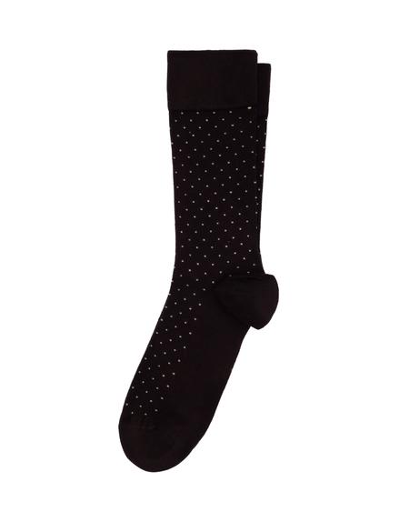 Erkek Bambu Karışımlı Kahverengi Soket Desenli Çorap - 50308431011