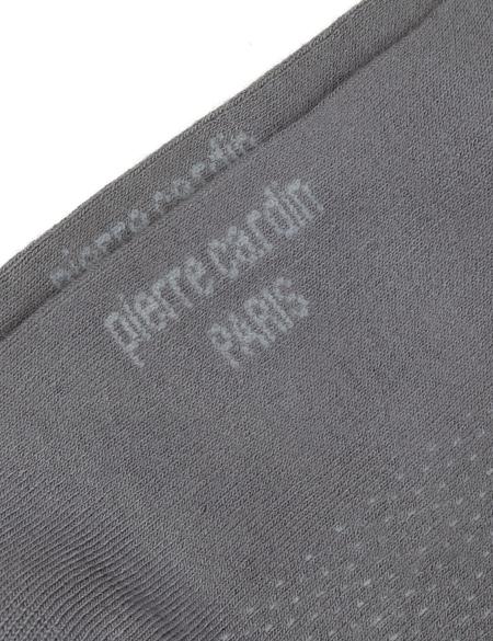 Erkek Bambu Karışımlı Gri Patik Desenli Çorap - 50308416009