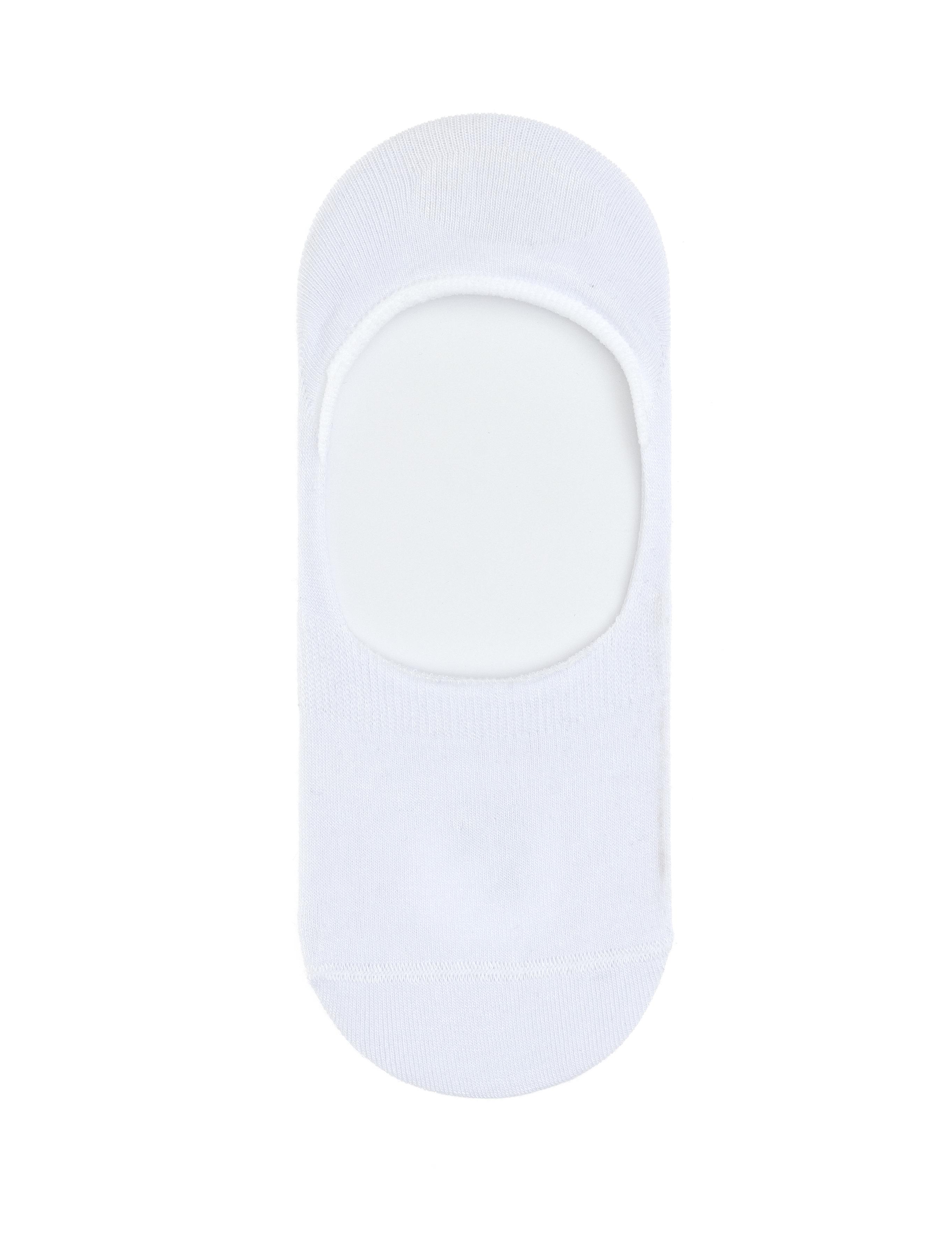 Erkek Bambu Karışımlı Beyaz Babet Basic Çorap