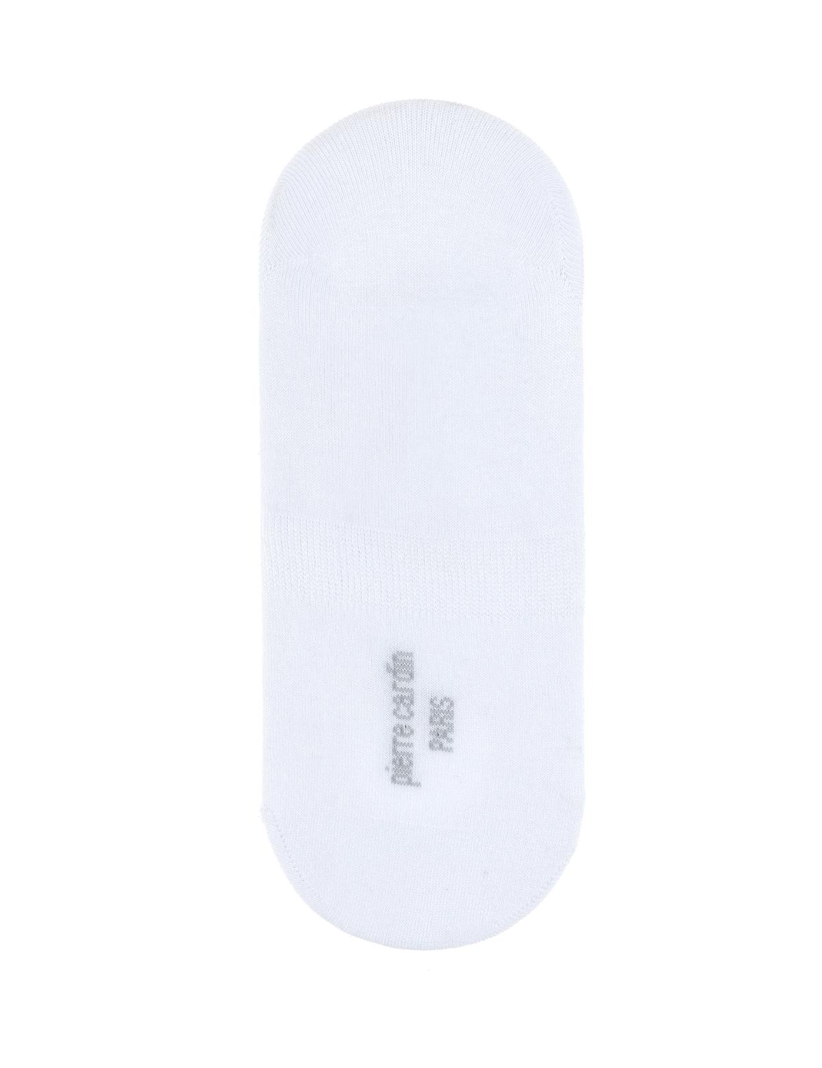 Erkek Bambu Karışımlı Beyaz Babet Basic Çorap - 50308412018