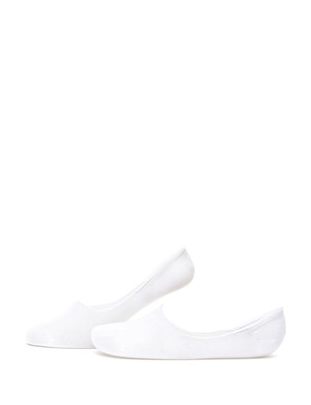 Erkek Bambu Karışımlı Beyaz Babet Basic Çorap - 50308412018