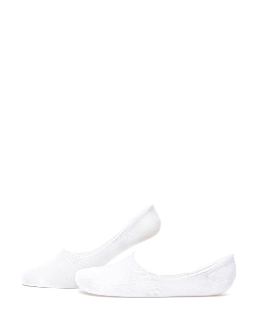 Erkek Bambu Karışımlı Beyaz Babet Basic Çorap