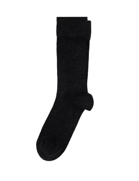 Erkek Bambu Karışımlı Antrasit Soket Desenli Çorap - 50310746010