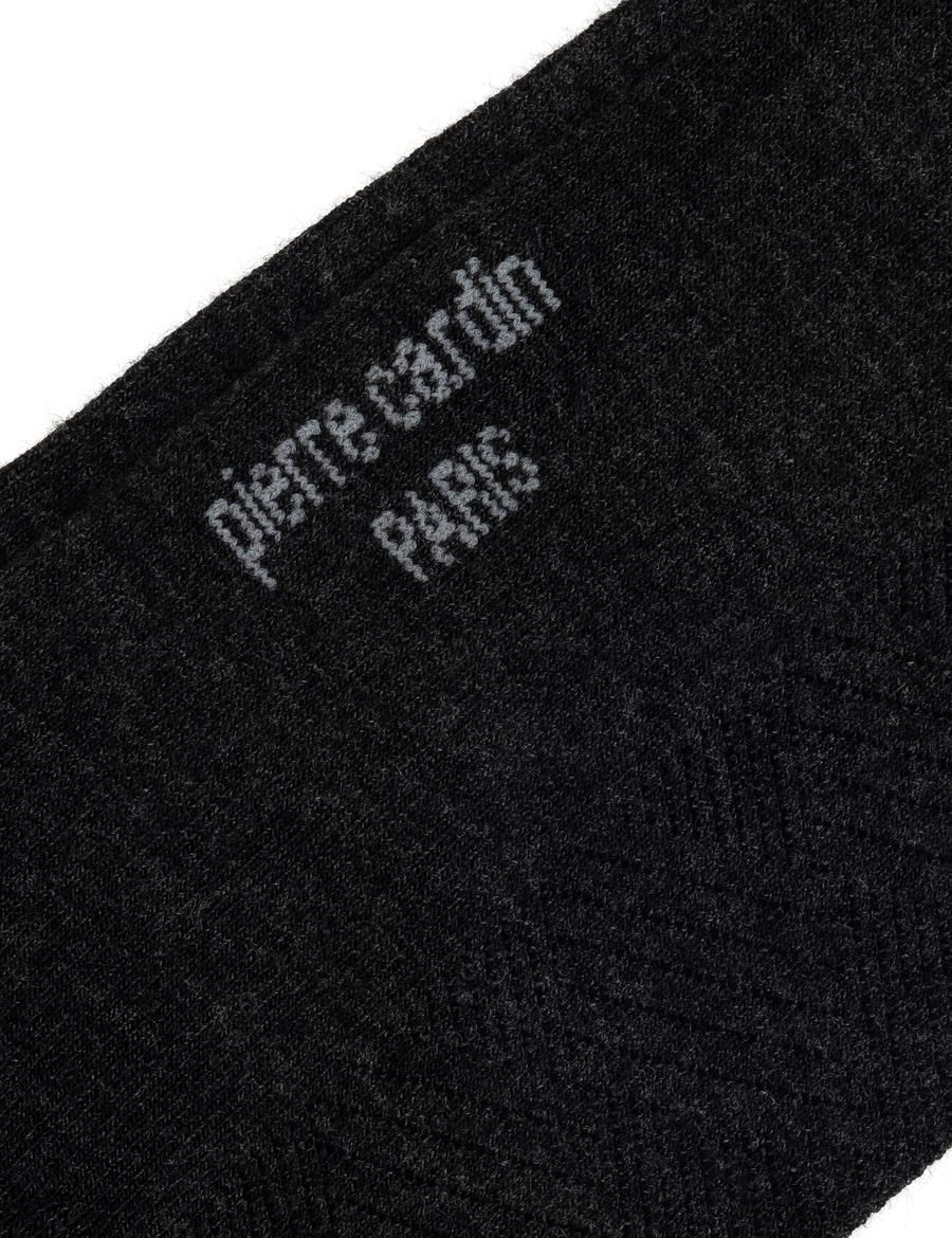 Erkek Bambu Karışımlı Antrasit Soket Desenli Çorap