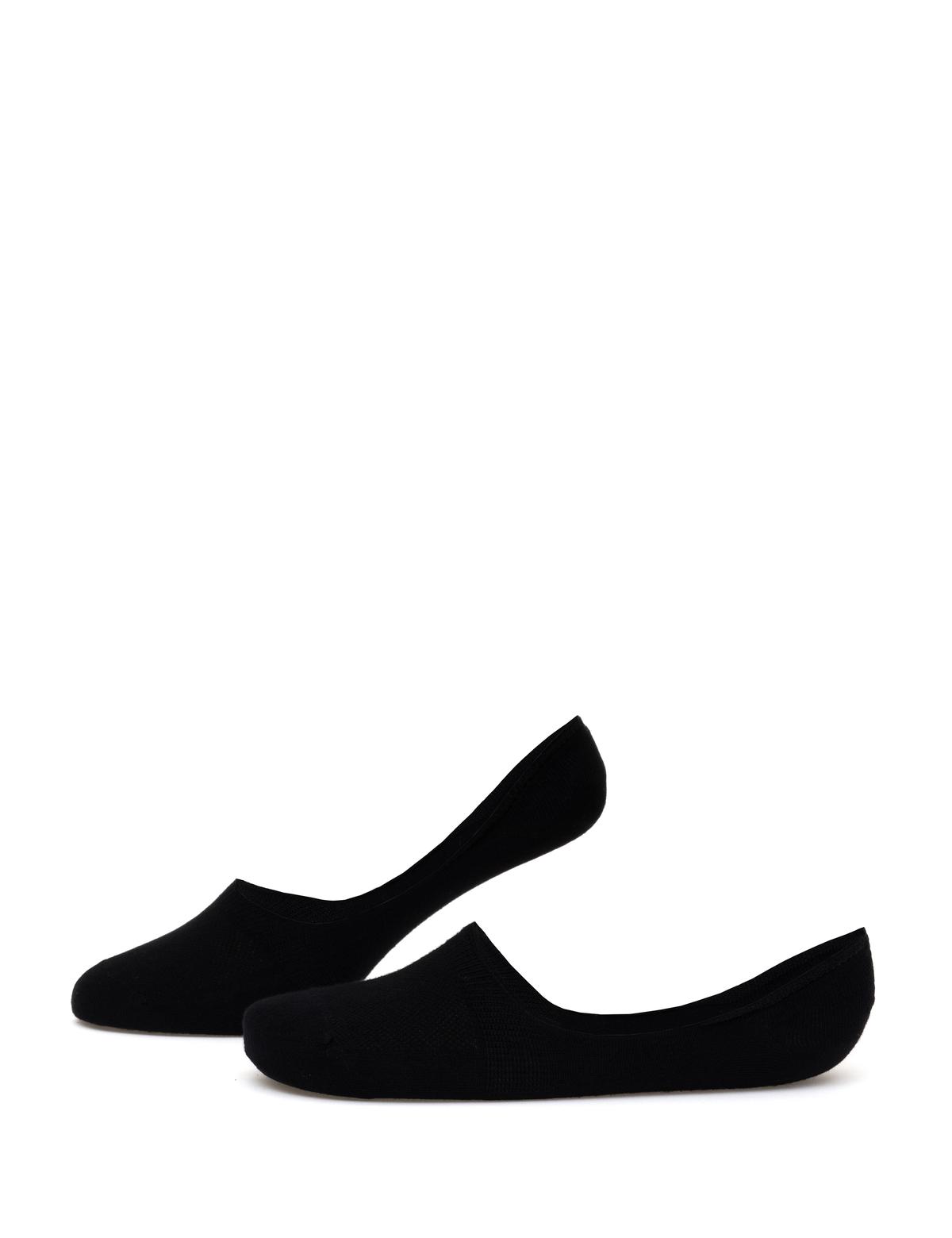 Erkek Bambu Karışımlı Siyah Babet Desenli Çorap