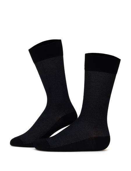 Erkek Bambu Karışımlı 5'li Paket Siyah Soket Basic Çorap - 50308476003