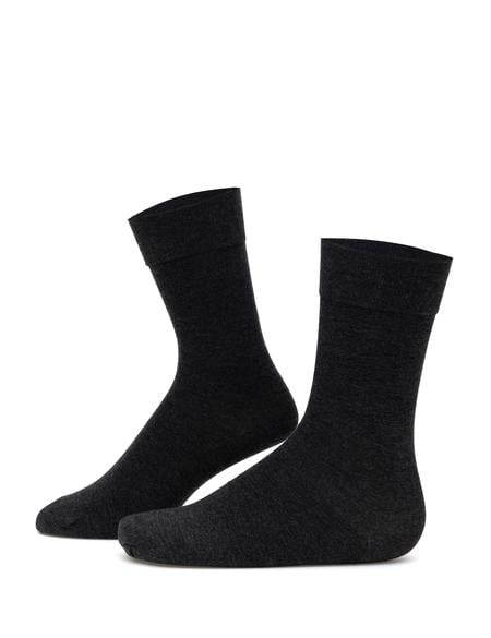 Erkek Bambu Karışımlı Antrasit Soket Basic Çorap - 50308433006