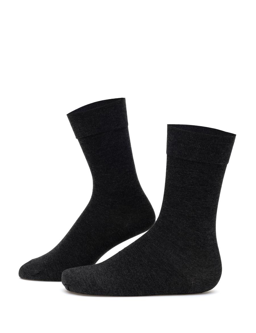 Erkek Bambu Karışımlı Antrasit Soket Basic Çorap