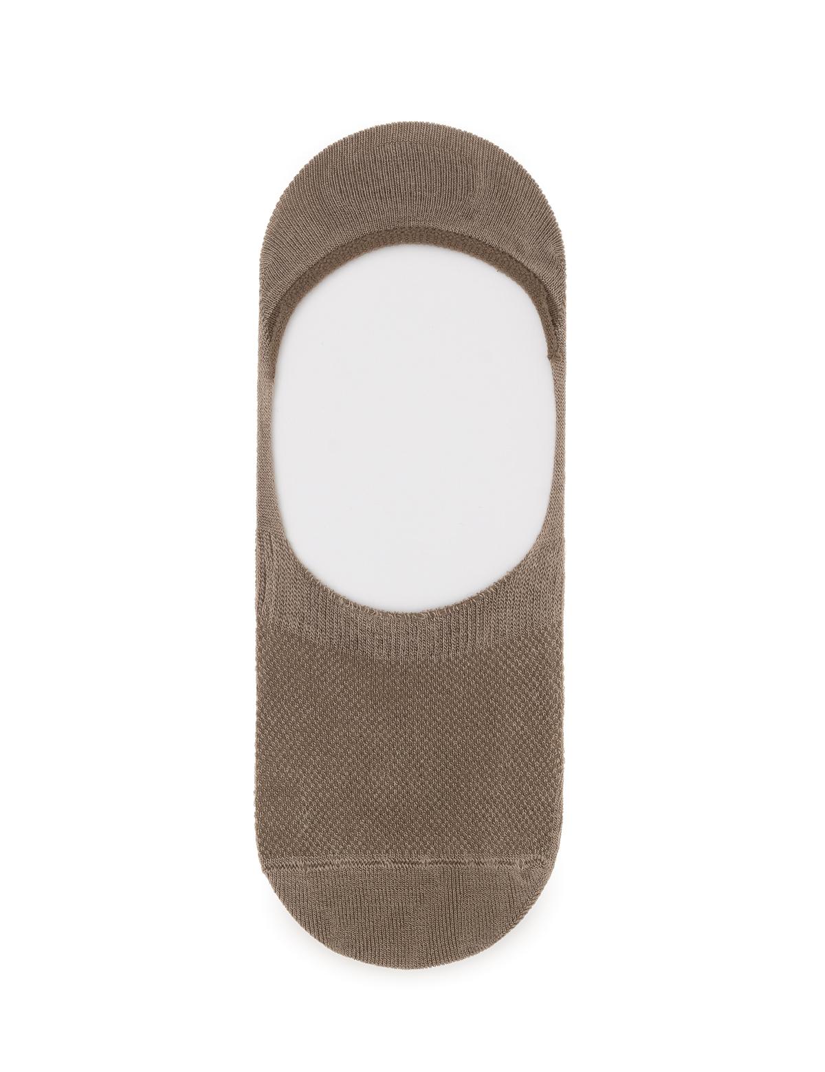 Erkek Bambu Karışımlı Vizon Babet Desenli Çorap - 50308436012