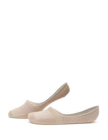 Erkek Bambu Karışımlı Bej Babet Desenli Çorap - 50308436015