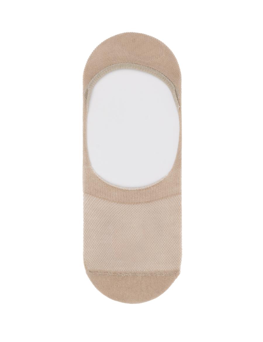 Erkek Bambu Karışımlı Bej Babet Desenli Çorap