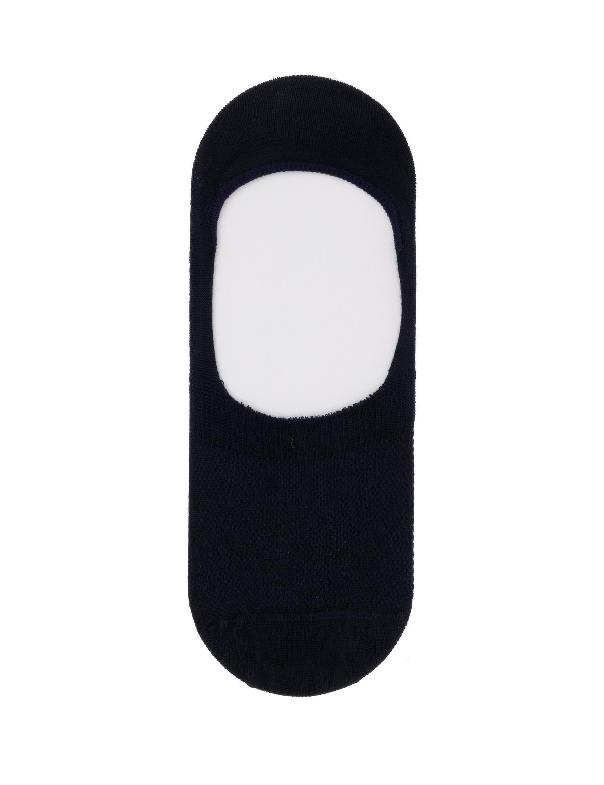 Erkek Bambu Karışımlı Lacivert Babet Desenli Çorap - 50308436009