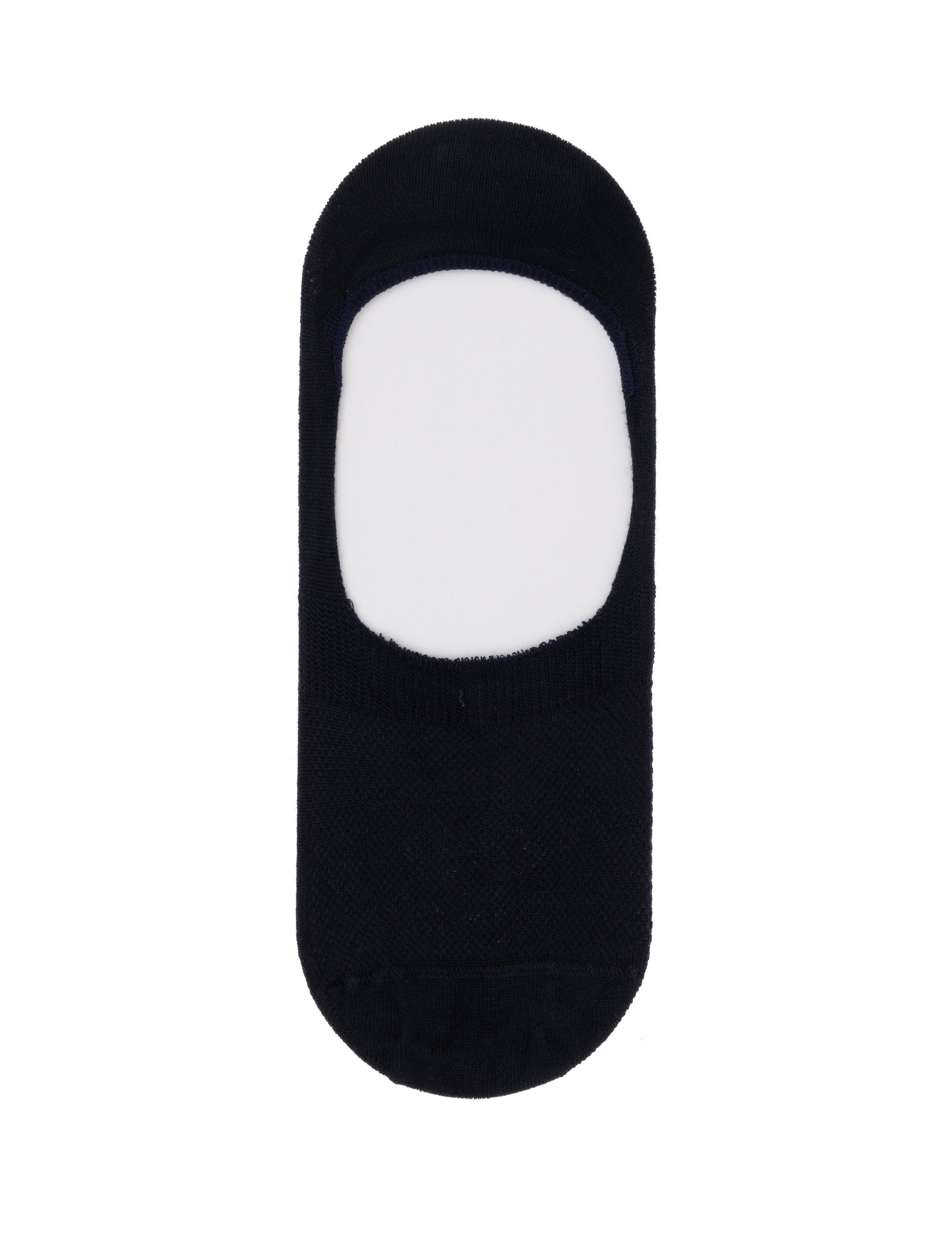 Erkek Bambu Karışımlı Lacivert Babet Desenli Çorap