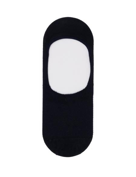 Erkek Bambu Karışımlı Lacivert Babet Desenli Çorap - 50308436009