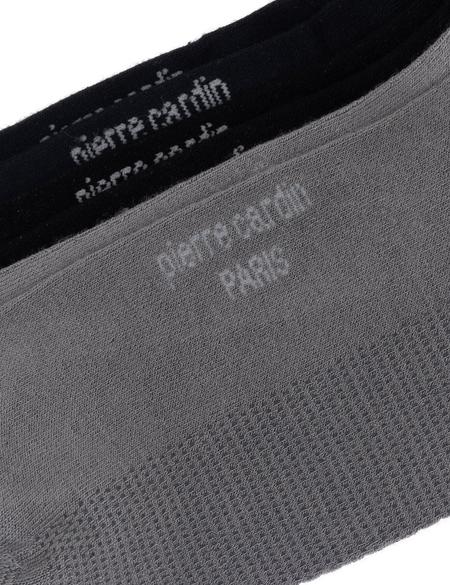 Erkek Bambu Karışımlı 3'lü Paket Gri Soket Basic Çorap - 50308477007