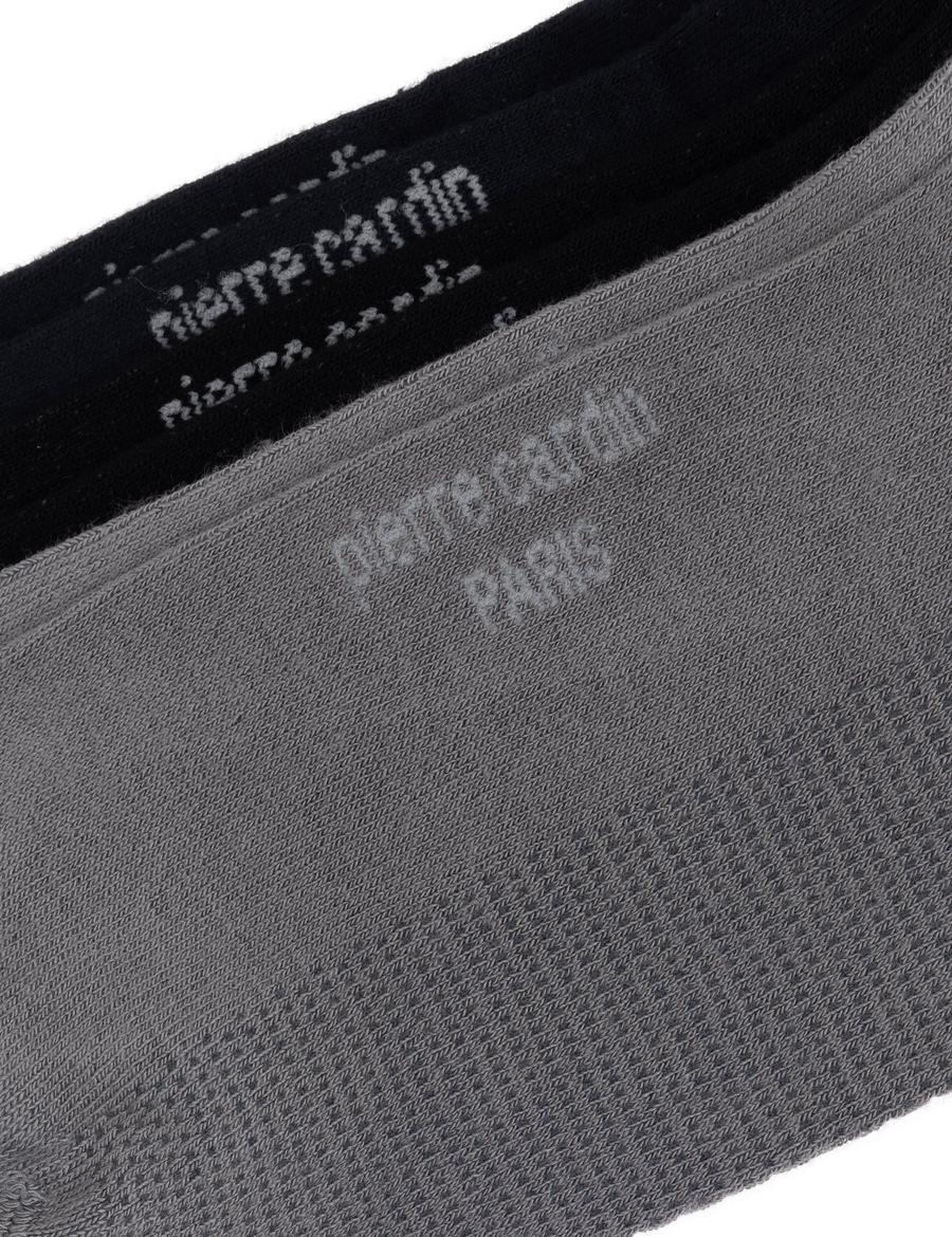 Erkek Bambu Karışımlı 3'lü Paket Gri Soket Basic Çorap