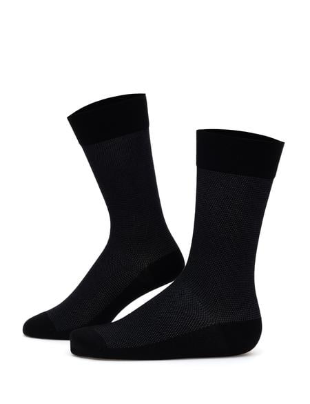 Erkek Bambu Karışımlı 3'lü Paket Gri Soket Basic Çorap - 50308477007