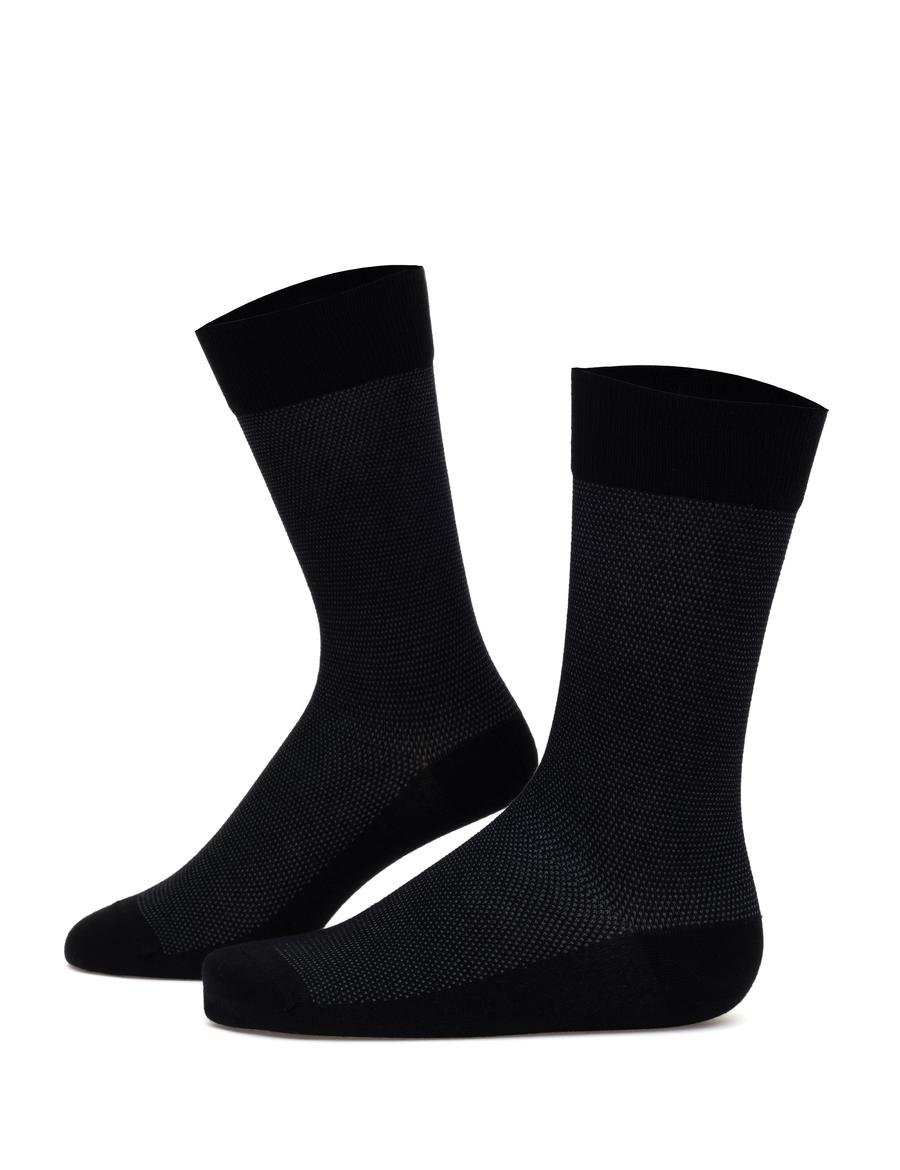 Erkek Bambu Karışımlı 3'lü Paket Siyah Soket Basic Çorap