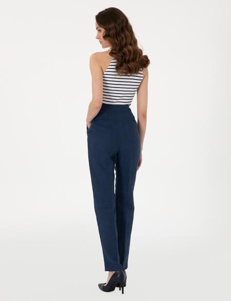 Lacivert Kumaş Pantolon - 50289378001